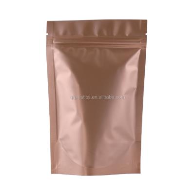 China Barrier Food Grade Plastic Zipper Bag Stand Up Pouch With Round Bottom for sale