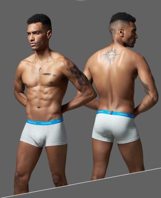 China 2020 New Products Antibacterial Men's Underwear 100% Combed Cotton Boxer Briefs For Men for sale