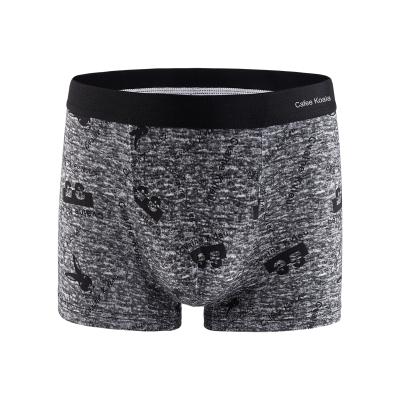 China Antibacterial No Print Fashion Mens Underwear Cotton Men Boxer Briefs Faded for sale