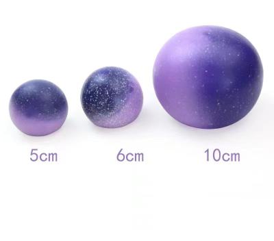 China Hot-selling Soft Toy Amazon Sky Squeeze Balls Solar System Relaxation Dough Balls Planet Effort Starry Balls for sale