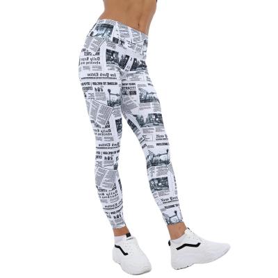 China Wholesales New Design Antibacterial Female Gaiters High Waist Polyester Yoga Pants Hip Pants For Women for sale