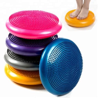 China Boby Building Yoga Balance Board Disc Gym Stability Air Cushion with Pump for sale