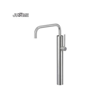 China JUSTIME Tap Style Stainless Steel Faucet Minimalist Brushed Water-drinking Filtration Faucet for sale