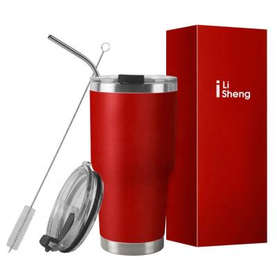 China Disposable In Stock Hot Selling Double Wall 18/8 Stainless Steel Thermal Vacuum Insulated Tumbler Arm Outdoor Powder Coated for sale