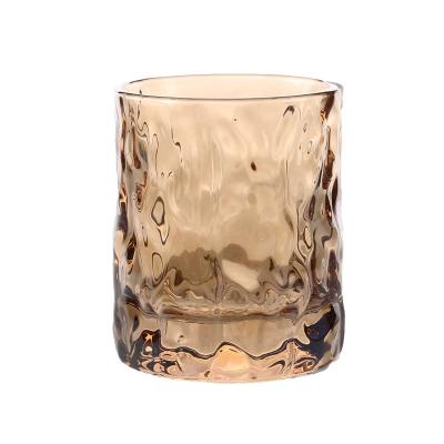 China Food Grade Wholesale 250ml Frosted Transparent Mini Glass Tumbler Luxury/Food Grade Personalized Glass Beer Mug Tumbler for sale