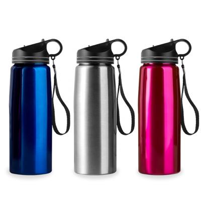 China Viable Wholesale Design Customized RTS Stainless Steel New Logo Travel Single Wall Flask BPA Free Single Wall Water Bottle for sale