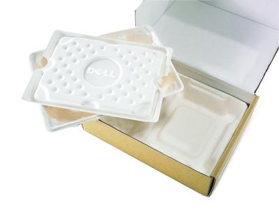 China Colorful Moulded Fibre Products Recyclable Anti Shock For Electronics Packaging for sale