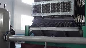 China Máquina de la bandeja del huevo del papel del control de la pantalla táctil del PLC, cajón del huevo que hace la máquina en venta