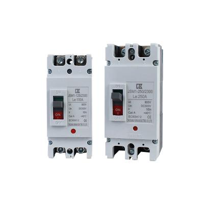 China Two Power Equipment Three Pole 1000v 250a Low Voltage Cast DC Case Circuit Breaker Switch for sale