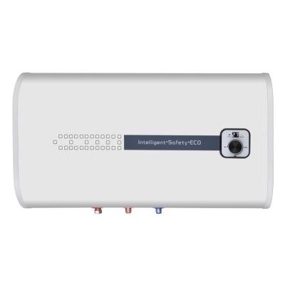 China Hotel Horizontal White And Black Control Panel Made In China 50L 50L Storage Water Heater for sale