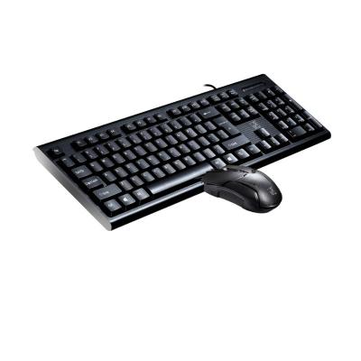 China Hot Sale Factory Wholesale Q9 Waterproof Keyboard Mouse Combos USB PS/2 Interface Wired Wired Keyboard and Mouse Set for Home Office for sale