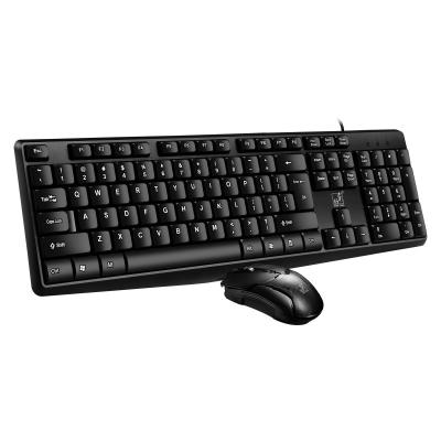 China Factory Wholesale Q9B Waterproof Hot Selling Mouse Keyboard Combos Wired Wired Keyboard and Mouse Set for Home Office for sale