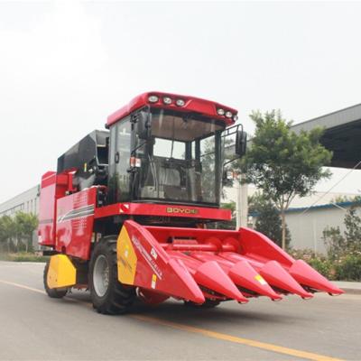 China 4 Rows Self Propelled Boyo Maize / Maize Combine Harvesters Built By European Technology for sale