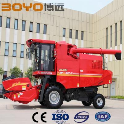 China Mini Rice Grain Harvester Maize Wheat Bean Sorghum Threshing Combine Harvester for sale