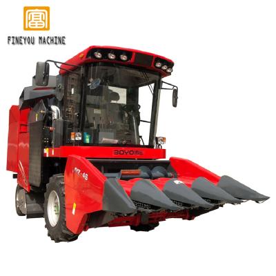 China New model corn with husker system 220hp WEICHAI engine 4YZ-4S corn harvester harvester for sale