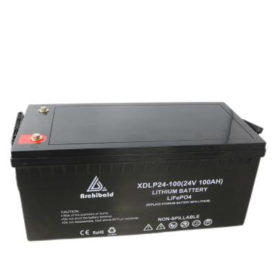 Cina Boats Lifepo4 Battery 24v 100ah OEM / ODM Long Cycle Life in vendita