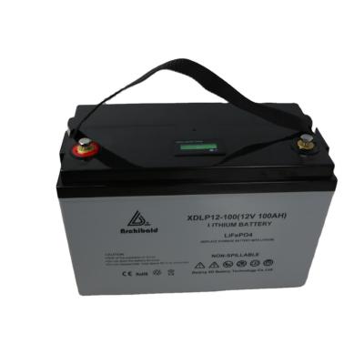 Китай Батарея цикла иона лития цикла Lifepo4 12v 100ah OEM 5000 глубокая для тележки гольфа шлюпки RV/ продается