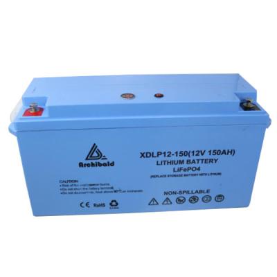 Chine 24v certifié par CE 48v batterie profonde du cycle rv de 12 volts 150ah Lifepo4 avec le logiciel futé BMS à vendre