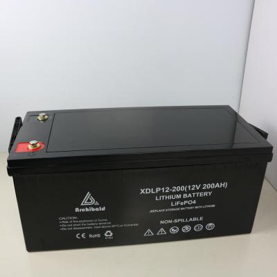 China het Lithium Navulbare Lifepo4 Batterij Smart van 12v 200ah met Lcd de Batterijpak van het Schermbms Te koop