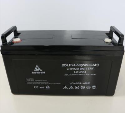 Cina Pacchetto profondo 50AH 100AH 200AH 300AH della batteria di volt Lifepo4 del ciclo 24 per il sistema solare in vendita