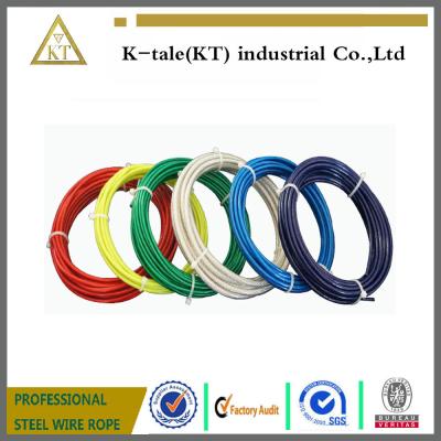 China top quality lifting 3mm pvc coated steel wire rope cheap stianless steel wire for sale