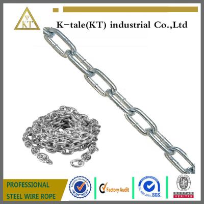 China Stronger specilization manufacturer industrial welded steel chain for sale