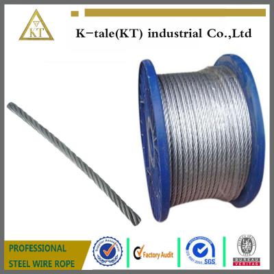 China Galvanized Steel Wire Rope for Control Cable for sale