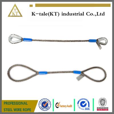 China Wire rope slings suited for a wide variety of Heavy Duty lifting for sale