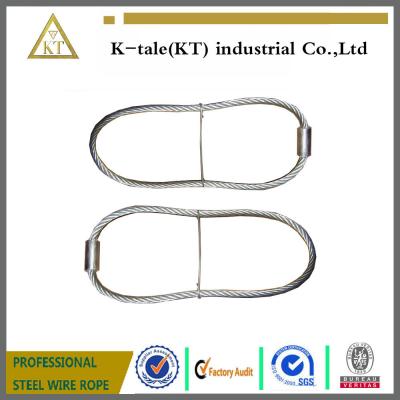 China cheap rigging wire rope sling assembled with wire rope thimble for buildings for sale