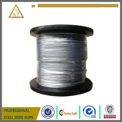 China Hot sale galvanized steel wire rope 6x7+IWS with good quanlity for sale