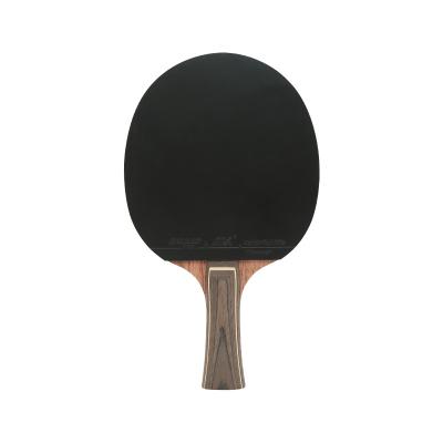 China Wooden +Rubber+Sponge Small MOQ Customized Star Ping Pong Paddle 7 Layers Wood With Carbon Training Table Tennis Racket With Cartying Bag In Stock for sale