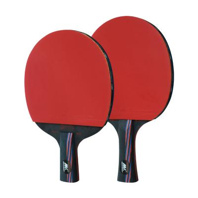 China Standard Rubber Fiber Ping Pong Paddle Table Tennis Racket Carbon Sponge Size 2mm 2mm Wood+Rubber+Sponge Mk for sale