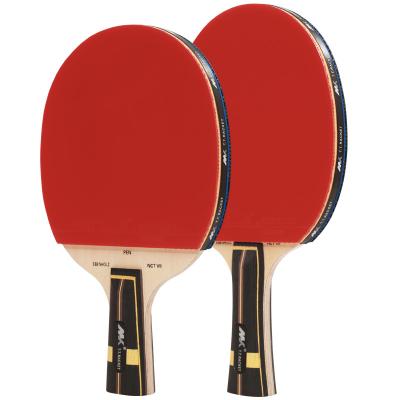 China Wood Standard Rubber Fiber Ping Pong Paddle Table Tennis Racket +Rubber+Sponge Size 2mm 2mm Sponge Carbon Fiber for sale