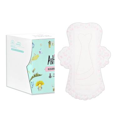 China Breathable Ultra Thin Menstrual Feminine Period Pad Hygiene Cotton Sanitary Pad For Women for sale