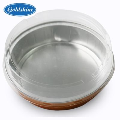 China Food Factory Supply Small Aluminum Foil Cake Cup Round Shape Container Pudding Baking for sale