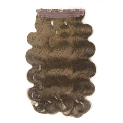 China High Quality Curly Body Wave Curly Halo Hair Extensions 100% Blonde Indian Hair Flip In Hair for sale