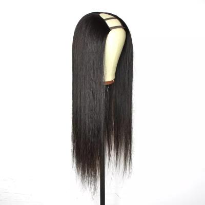 China Body Wave Howshinewig Human Hair Wig Natural Straight Hair 8-30 Inch U Part Wig Long Hair Wigs For Wholesale for sale