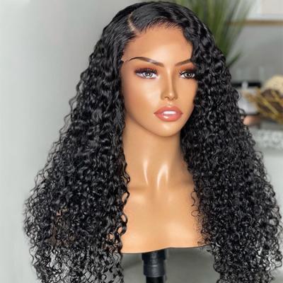 China 100% Natural Thin Sheer Lace Full Lace Frontal Wigs Brazilian HD Virgin Wholesale Body Wave Human Hair Front Wig For Black Women for sale