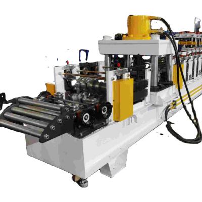 China Walkway Panel Roll Forming Machine , Scaffold Toe Board Floor Decking Machine for sale