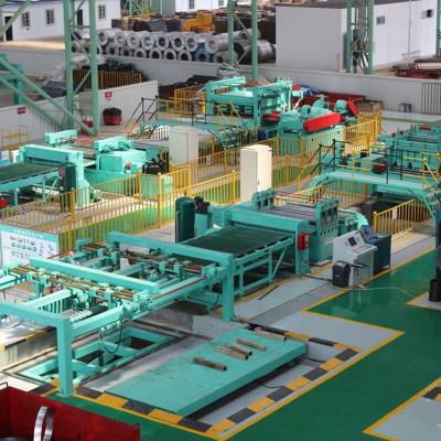 China Mittlere Spurweite Coil Cut-to-Length Line Maschine 300KW Automatik zu verkaufen