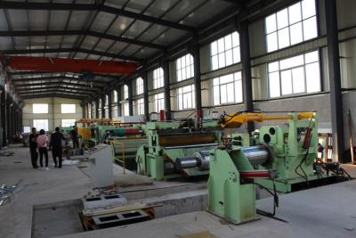 China 500 - 1600 mm Slitter Line Machine, automatische Längsteilanlage 380 V zu verkaufen