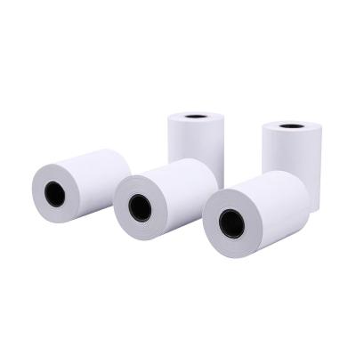 China 100% Wood Pulps Wholesale 58mm Thermal Printer Paper Roll 58x40 White Paper Rolls For Mobile POS Device for sale