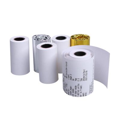 China 100% Wood Pulps 57x30x12 POS 58mm Thermal Printer POS Thermal Paper Rolls Receipt Terminal Paper Roll for sale