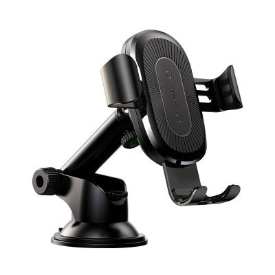 China Mobile Phone For Baseus Universal Cup Wireless Charger Adjustable Suction Gravity Car Mount Holder Stand for sale