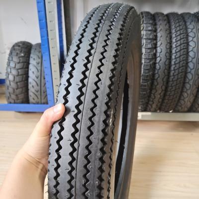 China Sawtooth Vintage Motorcycle Tire Tyre 5.00-16 4.50-18 with Natrual Rubber in Qingdao for sale