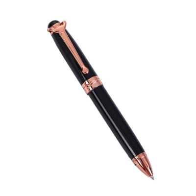 China Nice writing feeling Amazon hot selings new design luxury pen for men gifts metal pen custom office use black ballpoint pens for sale