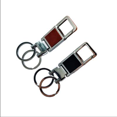 China Sublimation Blank Metal Key Chain Portable Handy Popular Popular Double Sides Key Chain for sale