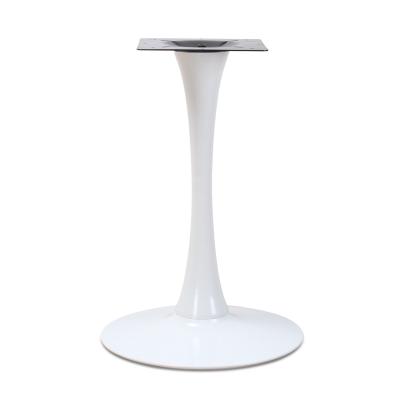 China Quality: 2021 Top Fashionable Iron Tulip Table Base With White Color For Hotel for sale