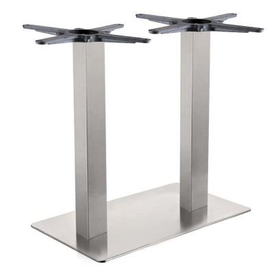 China Contemporary Durable And Simple Restaurant Cafe Dining Stainless Steel Table Base For Sale for sale