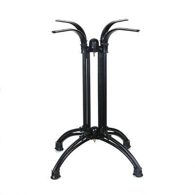 China Hot Sale Antique Metal Table Legs Foshan Factory Contemporary Dining Outdoor Cast Iron Table Bases for sale